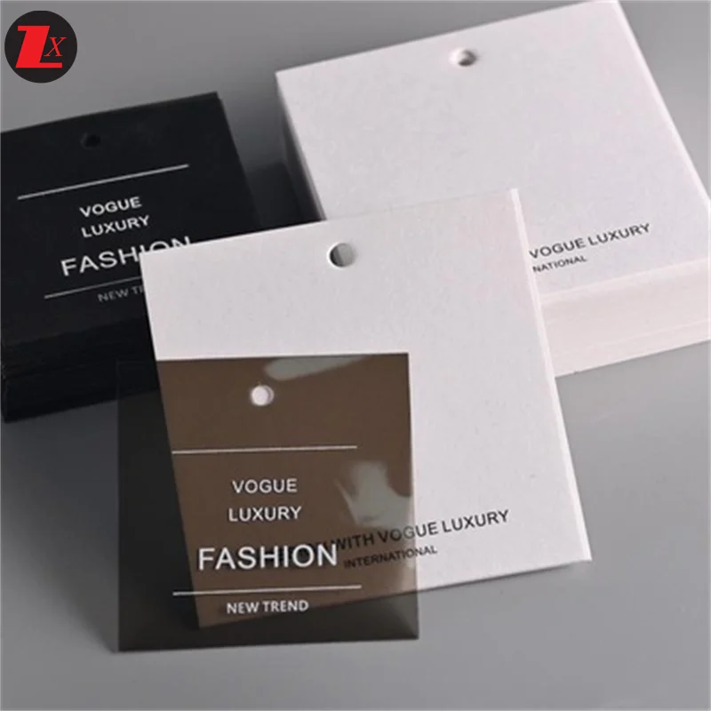 Supplier Custom Private Custom Own Brand garment cardboard hang tags jeans hang tag  custom clothing tags hangtag