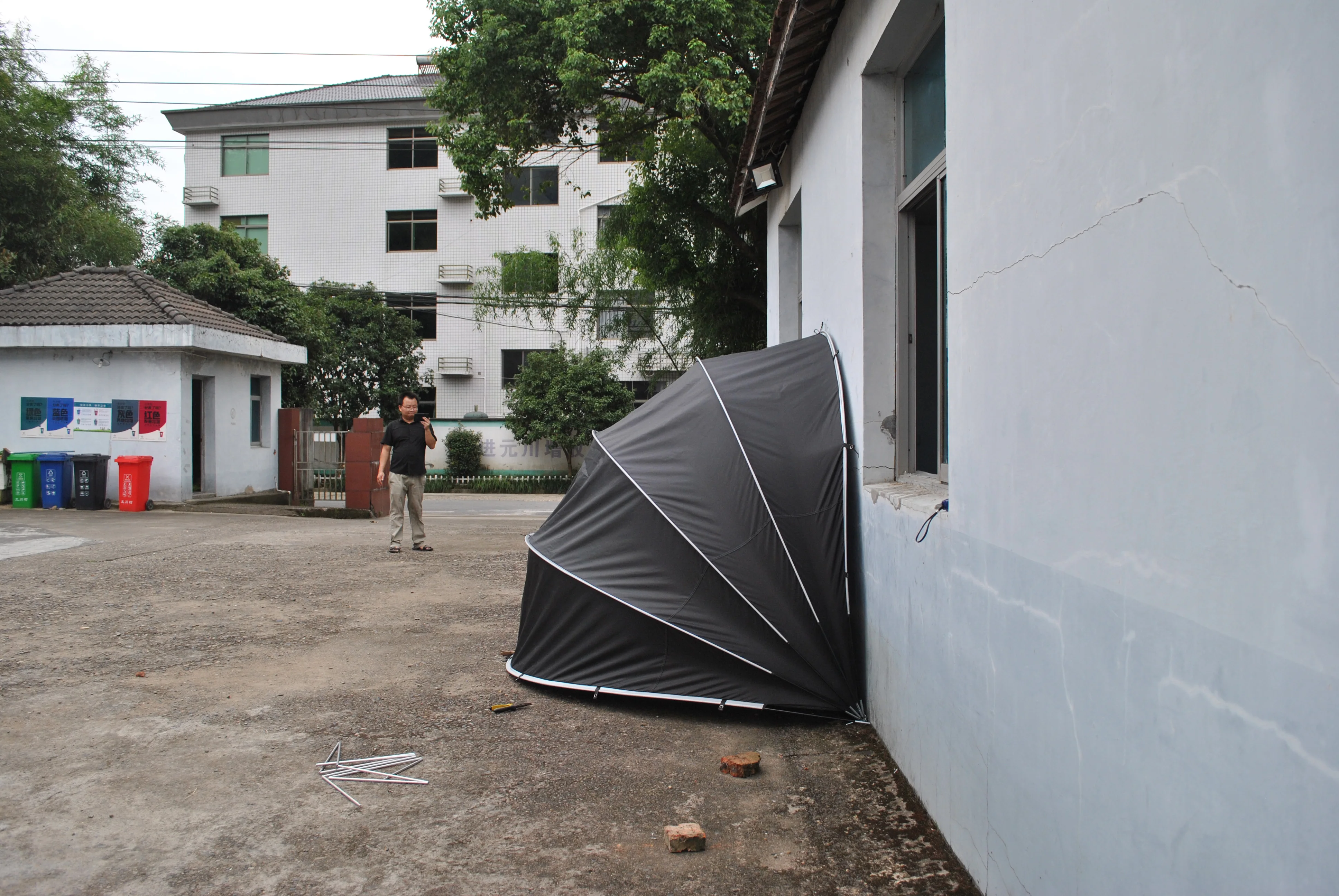 CZX-507 Hanging Motorbike Bike Tent Cover Shed Strong Frame Storage Garage Weatherproof Motorcycle Moped Mobility Scooter tent