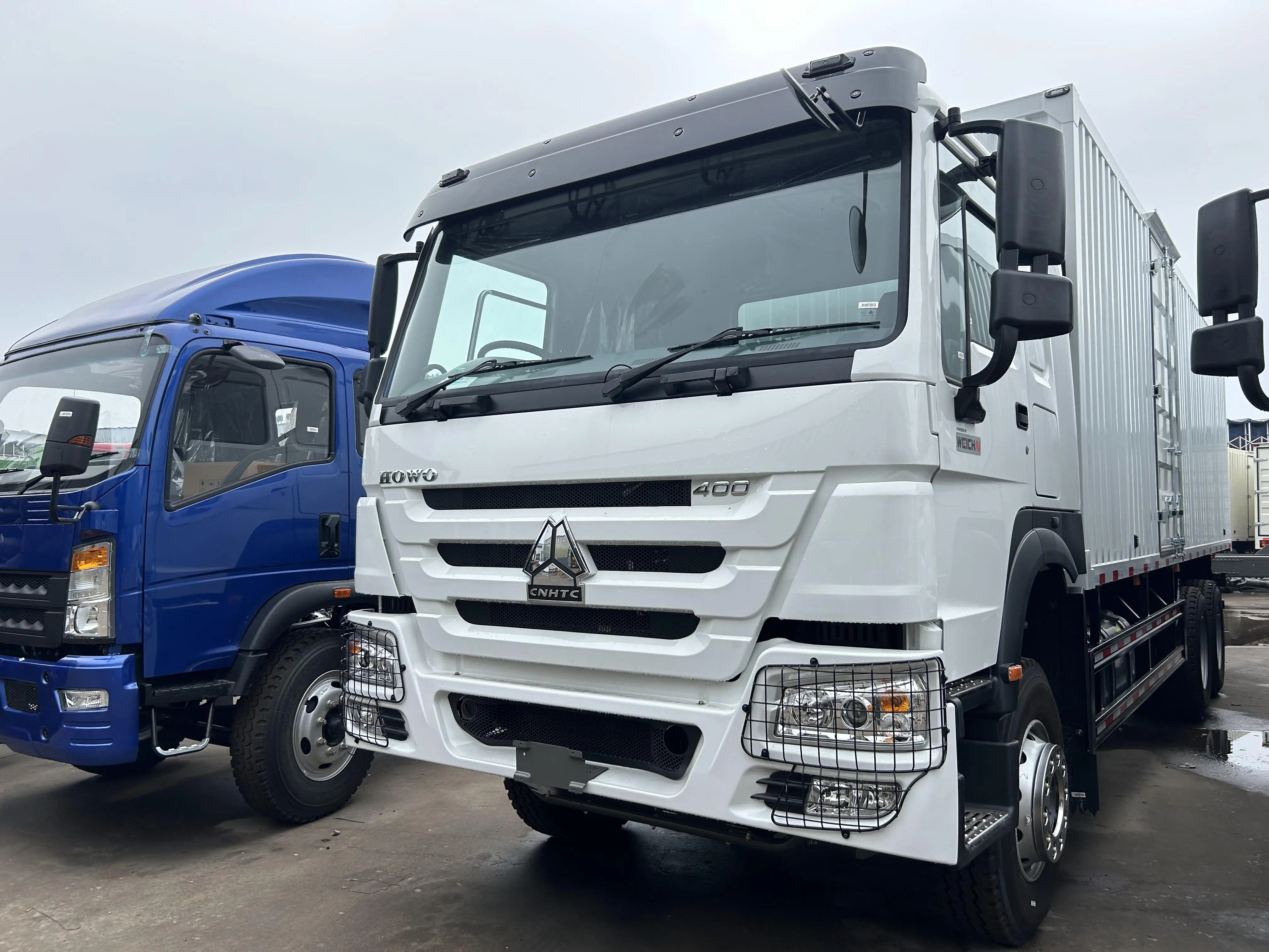 400HP 30T 40T 10 Wheels 7.5m 8.2m 9.5m Van Cargo Truck