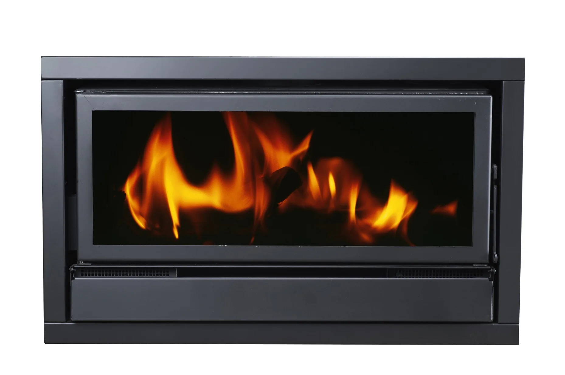 Indoor Wall Inserted Big Cast Iron Wood-burning Stoves Wood Burning Fire Heaters Fireplace in Room