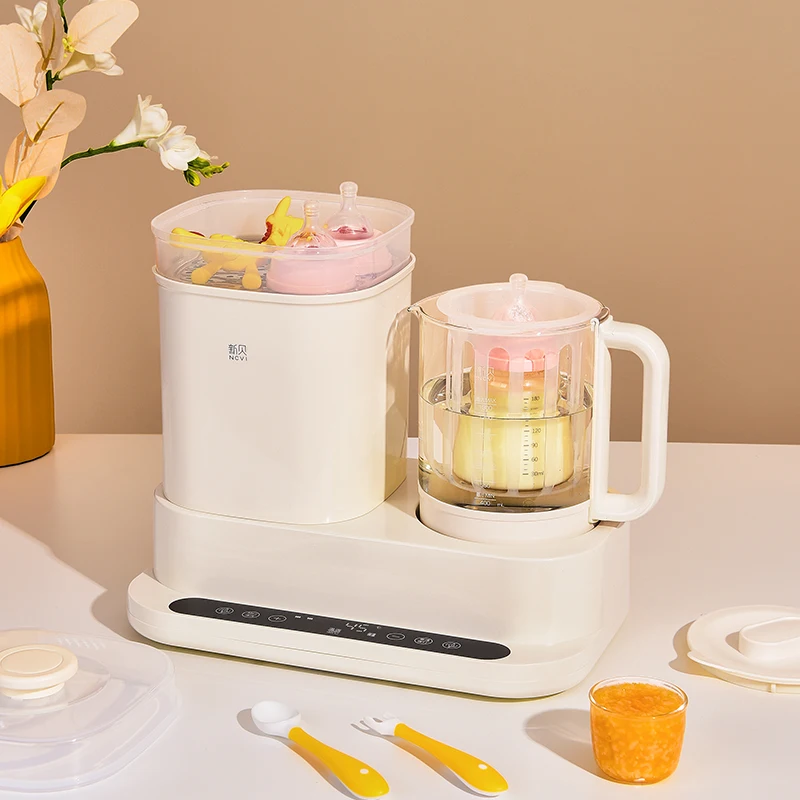 New Arrival 3-in-1 Multifunction BPA Free Automatic Baby Bottle Sterilizer & Milk Thermostat