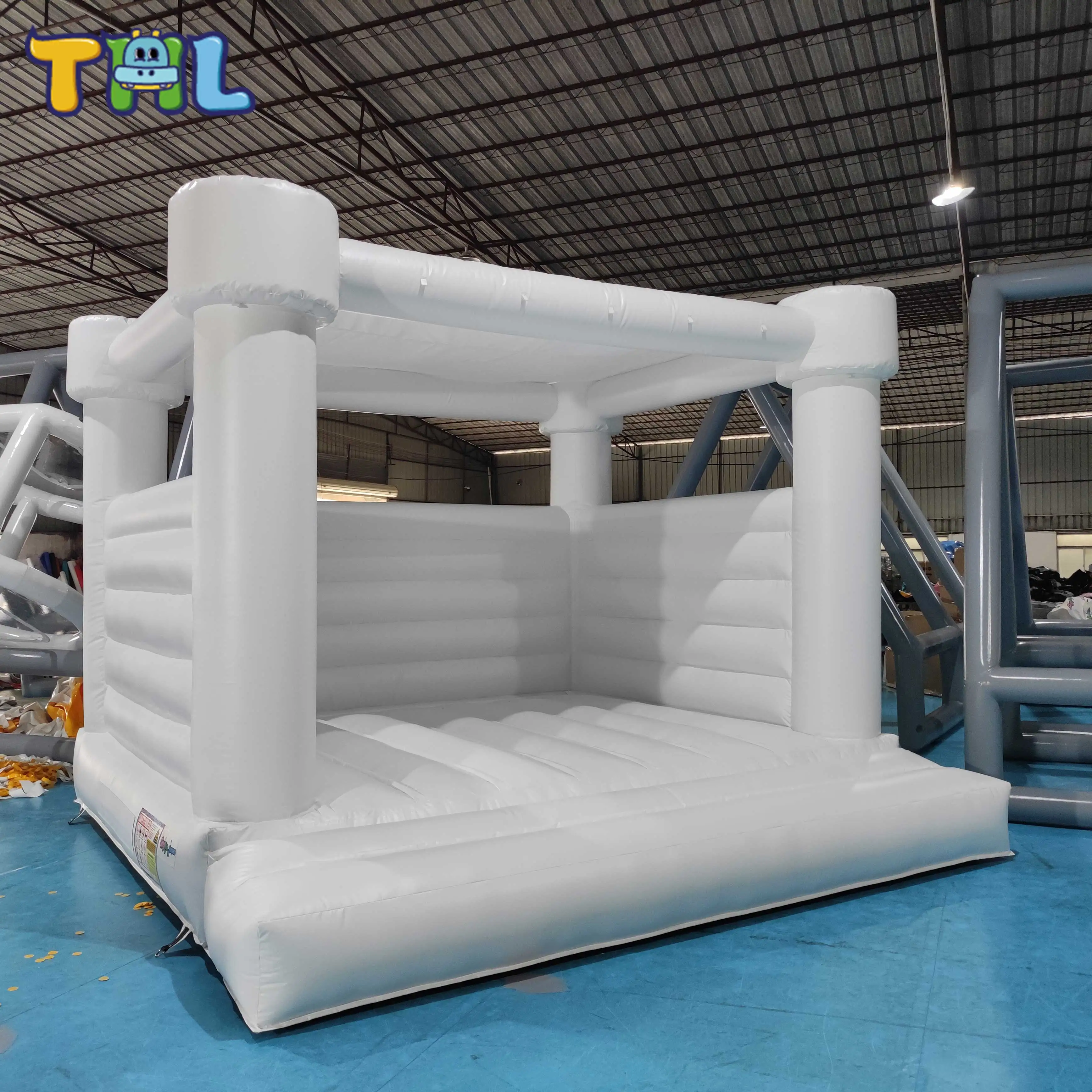 New inflatable trampoline 13x13 feet inflatable white bounce house castle inflatable castle indoor outdoor children adults
