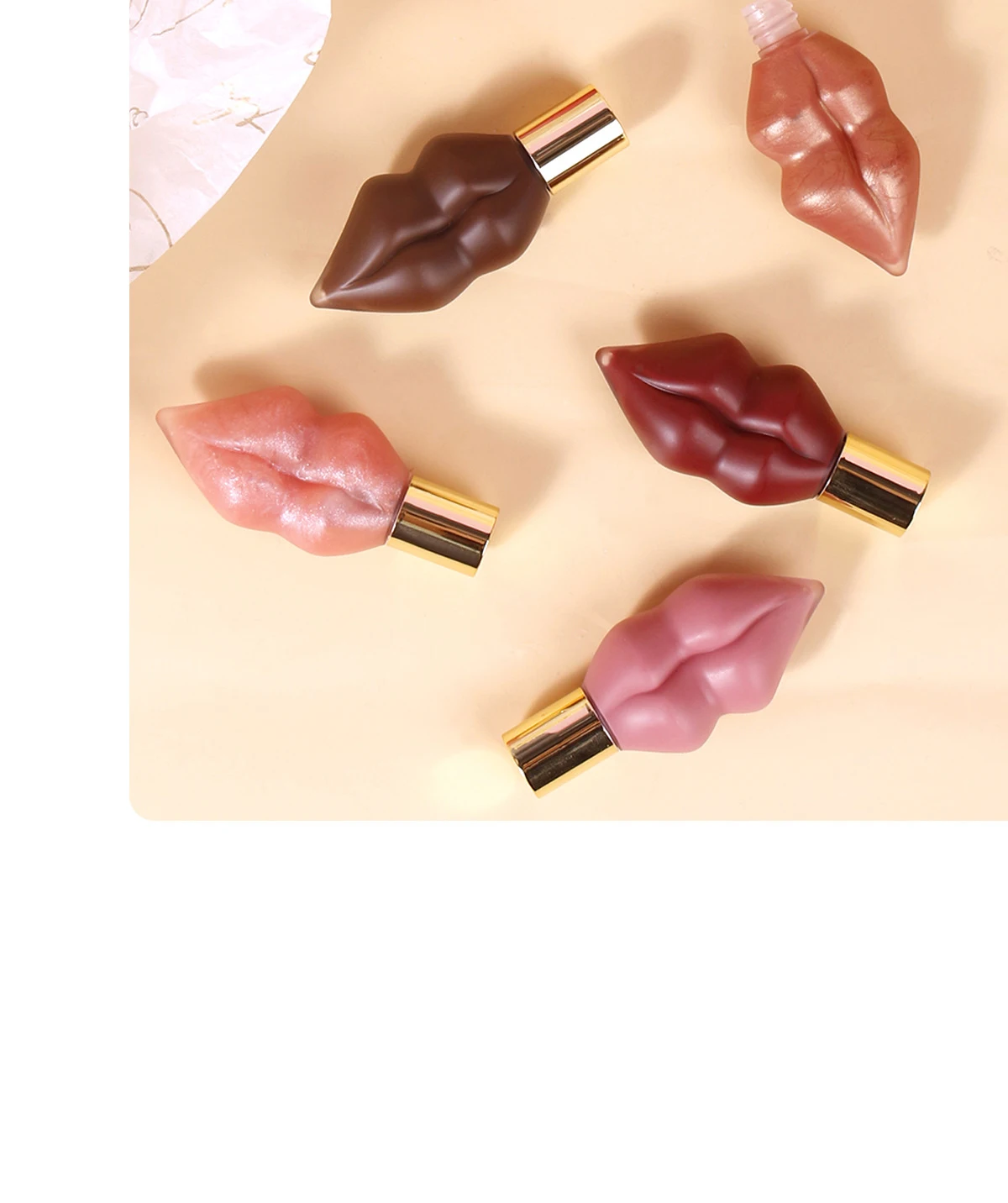 Super beautiful  high quality matte charm fancy lip gloss new model 2022 for girl women