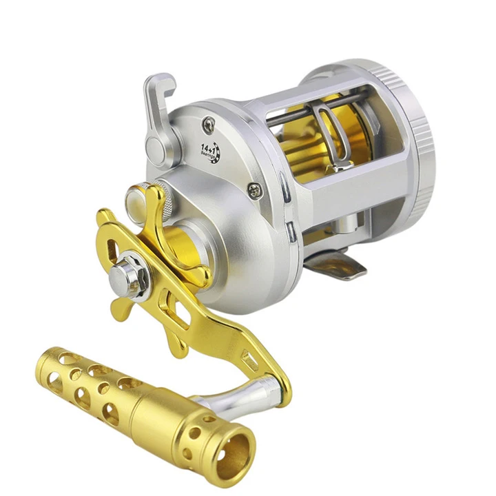Horizon 15BB Trolling Reel Angelrolle Aluminum CNC Saltwater Big Game Fishing Reel Molinete Pesca Conventional Jigging Reel