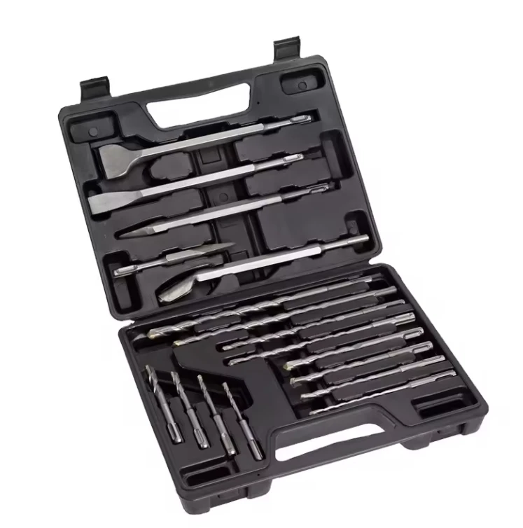 17 шт. набор перфораторов и долот