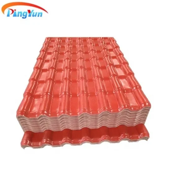 Synthetic resin tile synthetic roof spanish roofing sheet asa coated style plastic corrosion resistant acid resistance fireproof