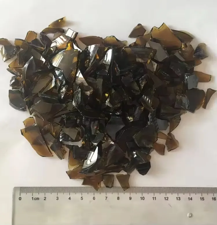 China Green Bottle Glass Cullet Scrap Recycle Reused Crushed Glass Broken Glass Bottle Cullet for Bottle Raw Material