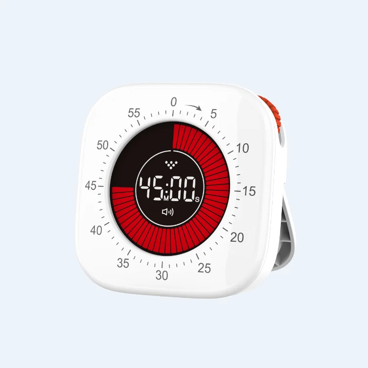 T28 Easy-to-Use Digital Visual Plastic Studying Timer for Teachers and Children