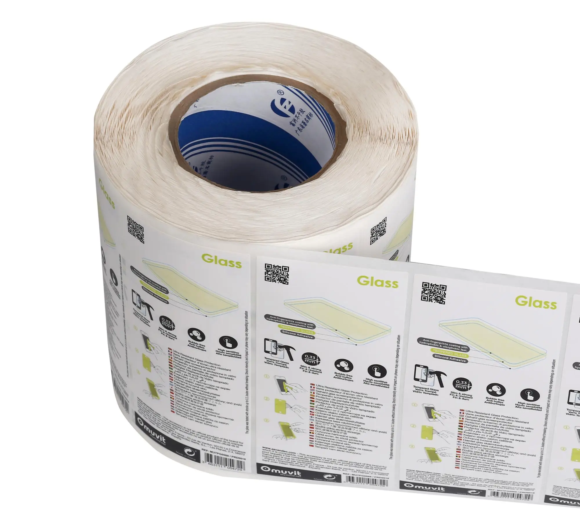 Factory Cheap Custom logo Design Printing Round Waterproof Transparent  Food Self - Adhesive Sticker Packaging Label