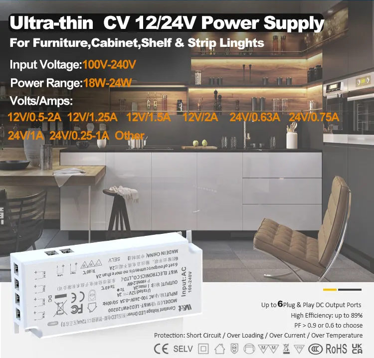 slim flat 12v 5a 60w led power supply 30w 36w 40w 45w 50w constant voltage and constant current dc 12v 24v led driver