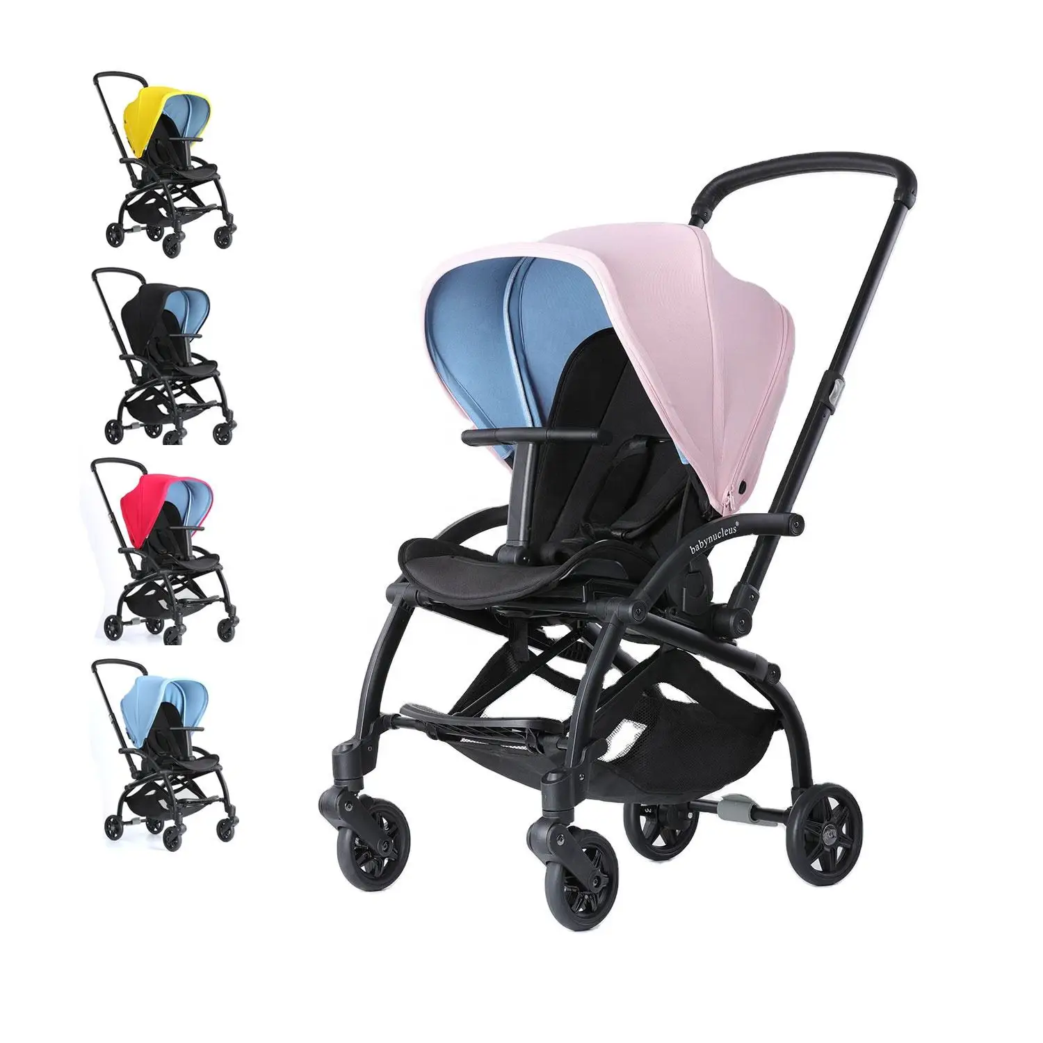 2024 hot mom baby car seat and stroller 2 in 1 pram murah luxury baby strollers Factory newborn pushchair