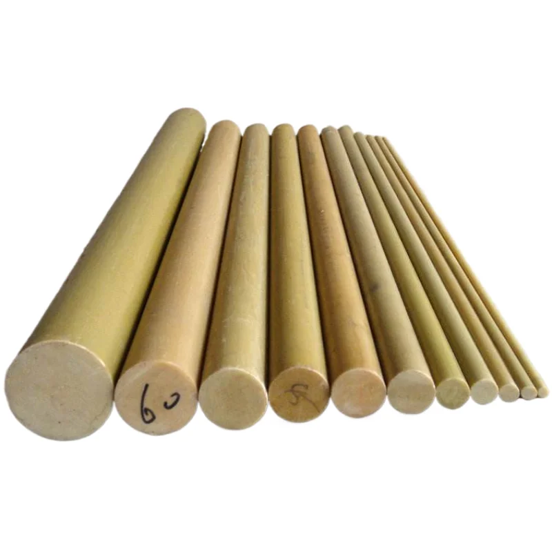 Custom Size Brown Electrical Insulation Bakelite Rod 8-100mm Textolite Sheet Phenolic Cotton Laminated Rod