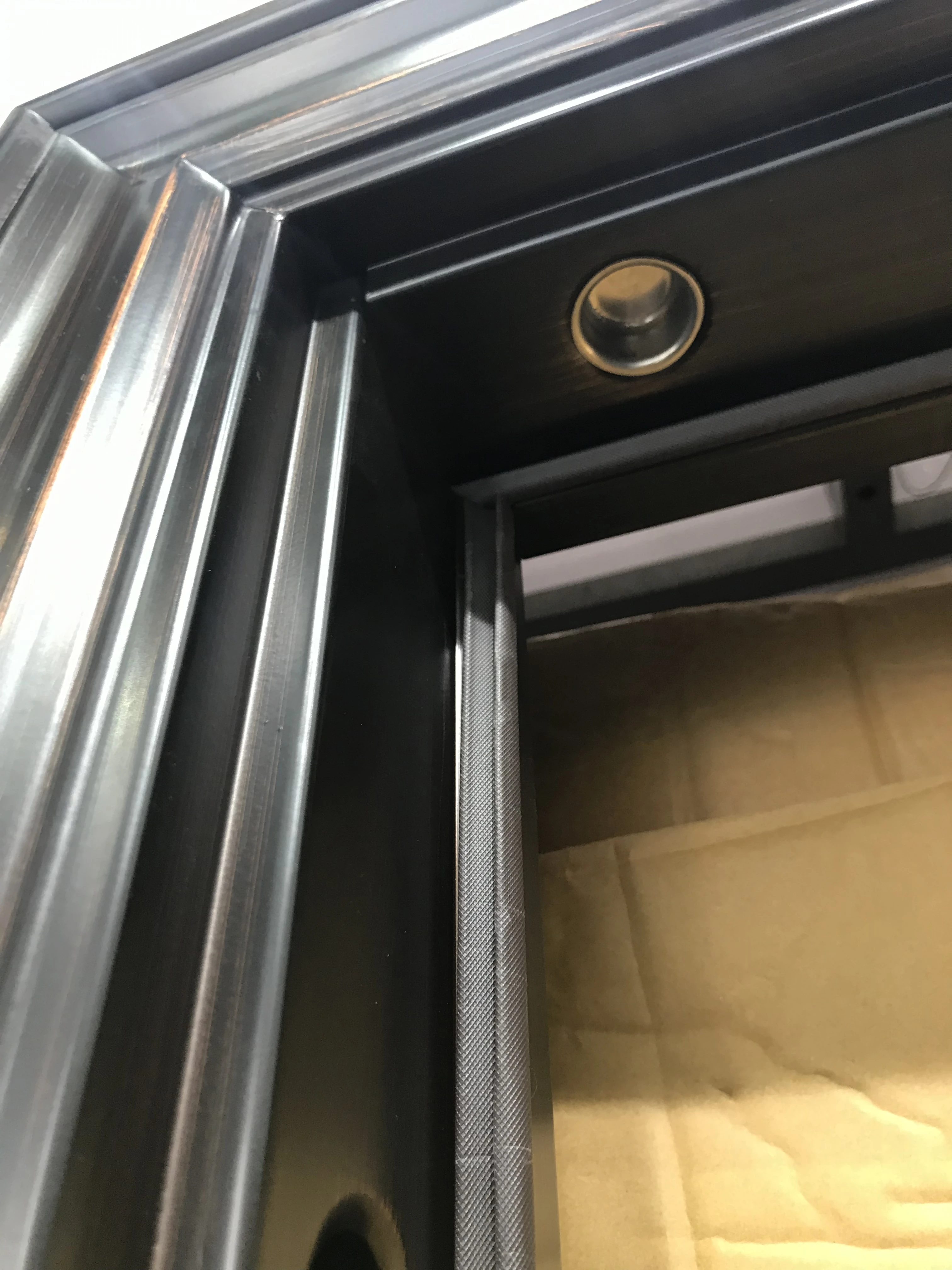 Hot Sale Asia Style Manufacture Interior Front Double Swing Copper Anti-theft Lock Handle Door for Houses