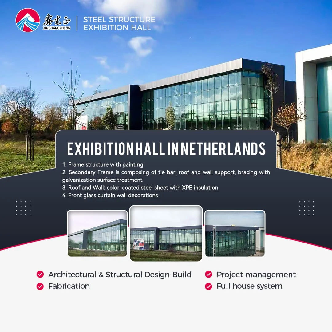 Cost-effective prefab metal alloy Structure factory logistics hall