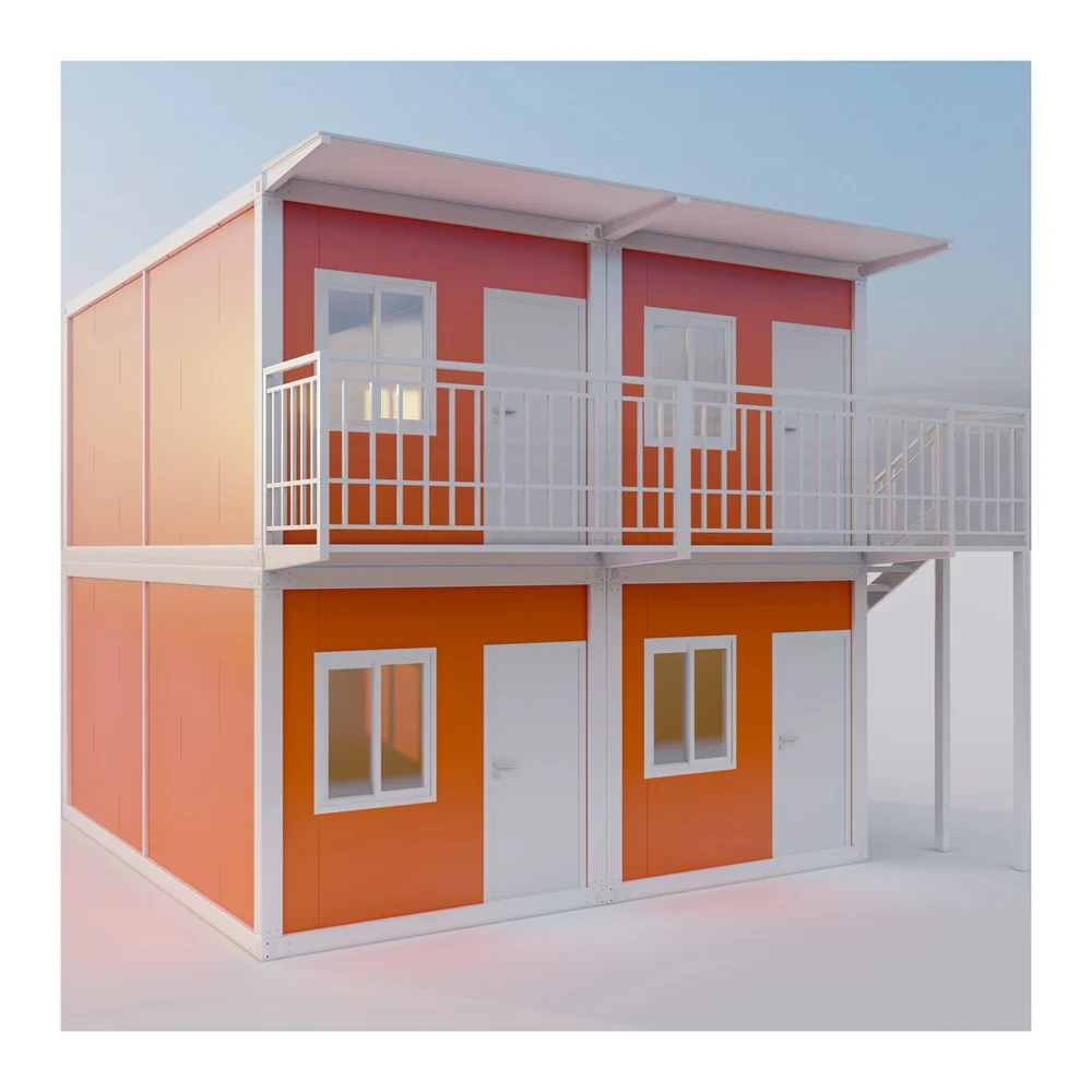 Double Layer Durable Assembled Simple Folding China Expandable Container House For Dwelling
