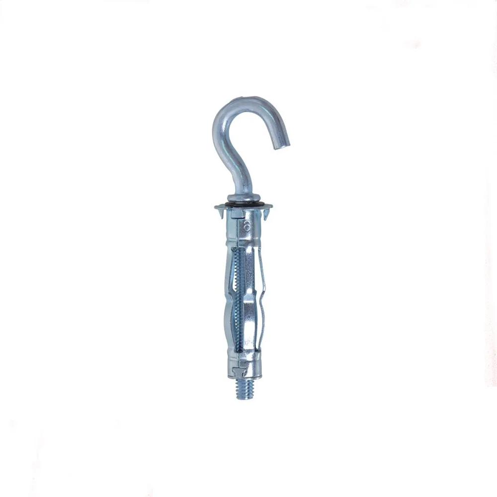 M4*32 Open hook form type hollow wall anchor,plasterboard fixing carbon steel/stainless steel,Light load,bright zinc plated