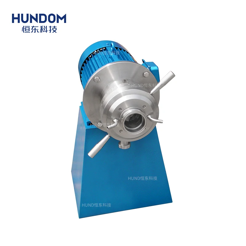 Customized soybean milk almond milk horizontal colloid mill grinding machine with pipeline