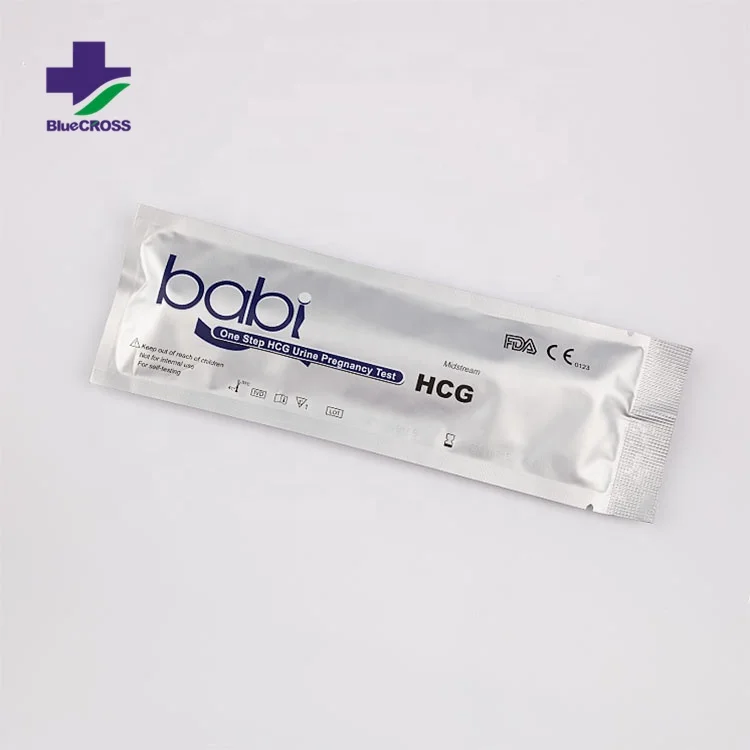 Оборудование для тестирования детей один шаг HCG набор для тестирования на беременность средний поток устройство