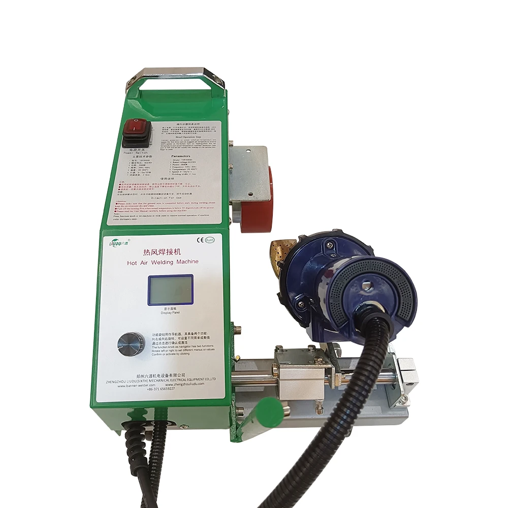 ПЭ TPO кровельный брезент горячий воздух ПВХ мембрана автоматический пластиковый сварочный аппарат