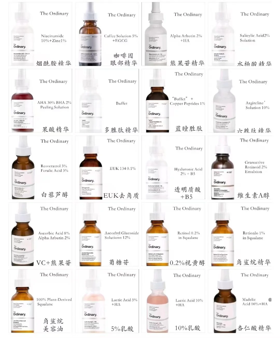 Hot sell Niacinamide 10% zinc 1% peeling solution Salicylic acid 2% ordinary serum