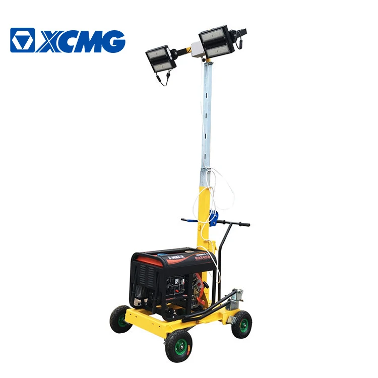 XCMG Official 5m Telescopic Mast Portable Emergency Mobile LED Light Tower for Sale