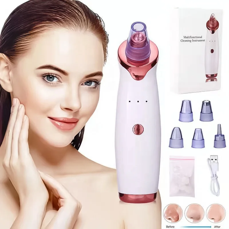 Красота комедонов инструмент для удаления прыщей Электрическая аккумуляторная машинка стрижки и черных точек вакуума угрей