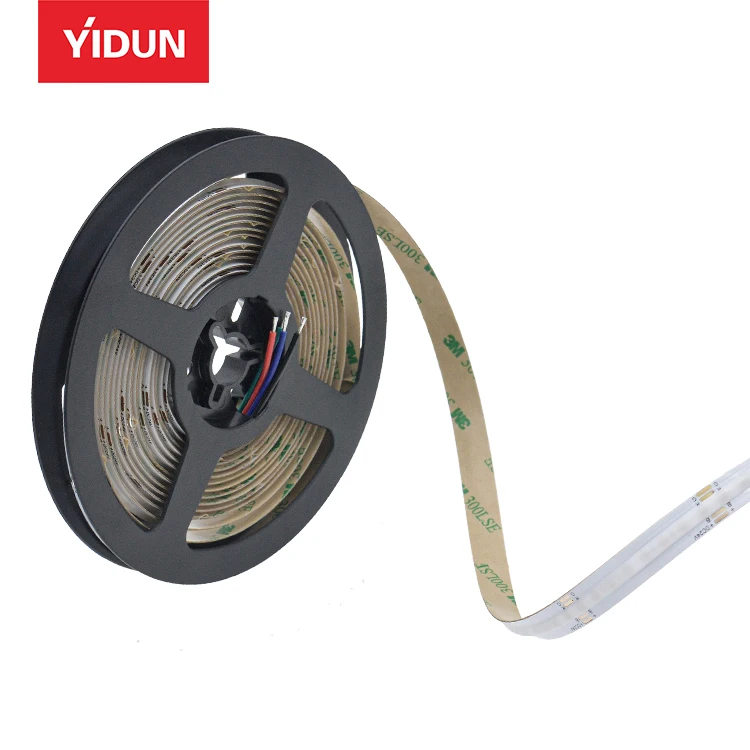 YIDUN 24 В 15 Вт RGB COB световая лента диммер жанр с 480 бусинами светодиодные полосы для домашнего декора