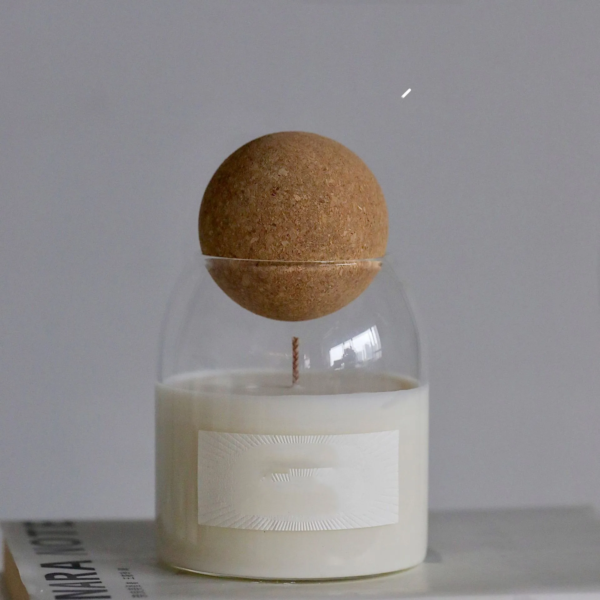 Transparent high borosilicon glass candle holders lanterns candle jars