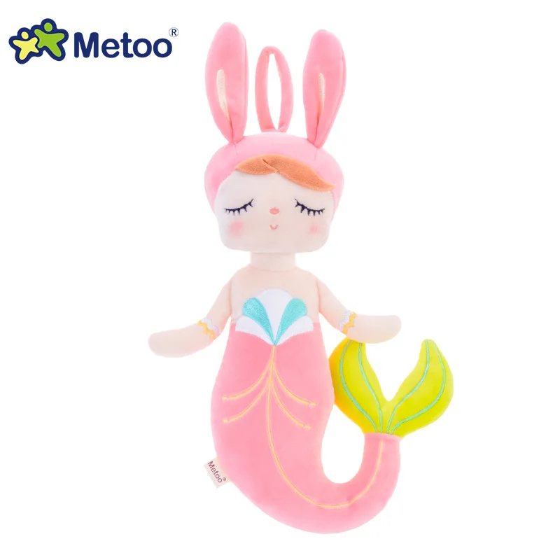 Metoo 2023 Hot-selling High Quality PP Cotton  Cute Plush Stuffed Baby Doll Angela Baby For Newborn Gift
