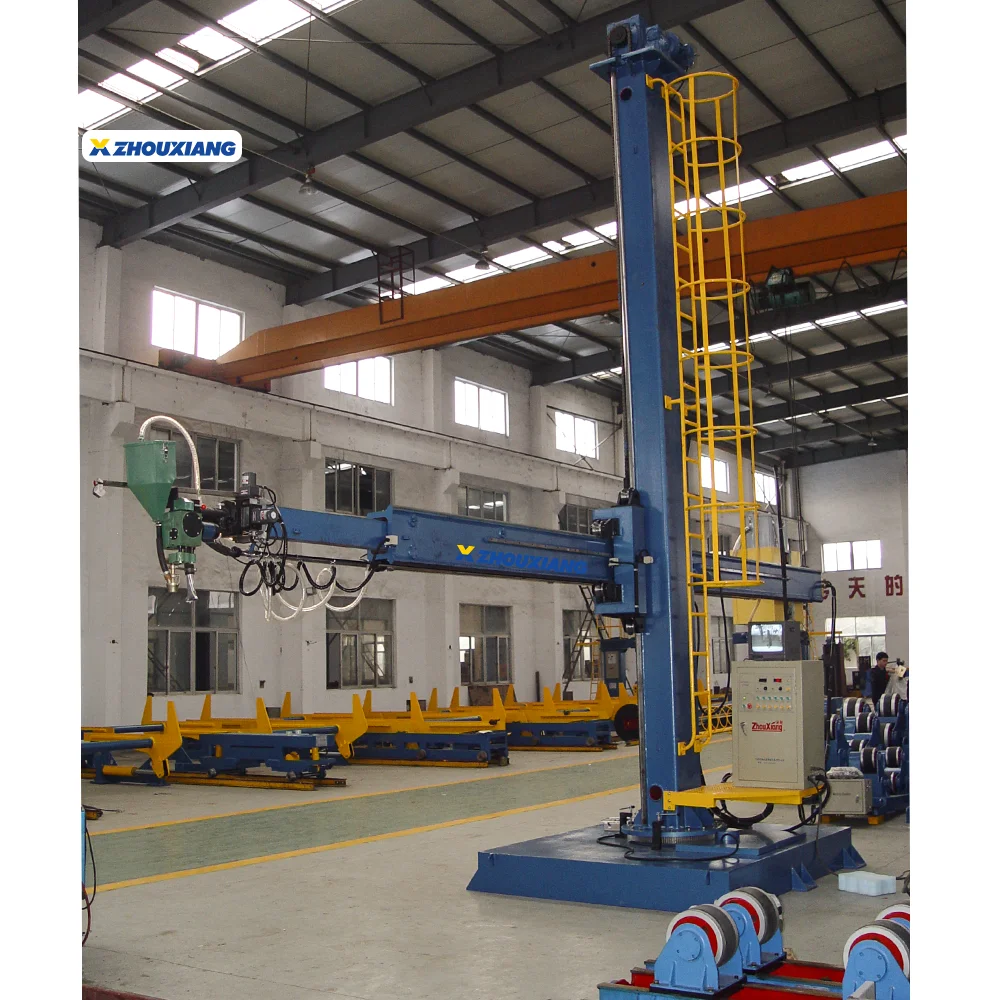Manufacturing Automatic Circular Seam Wind Tower Pipe Column And Boom Welding Manipulator