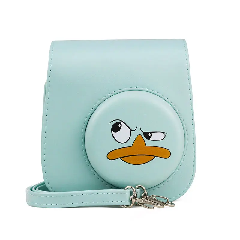Mini11 Camera Bag Cute Cartoon PU Leather Protective Case for fujifilm instax, Storage bag for Polaroid print camera