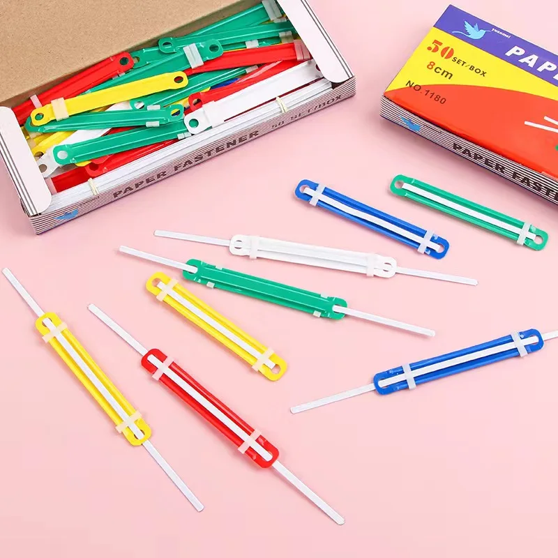 Factory best-selling color plastic paper fasteners folder clips accessories and binding clips