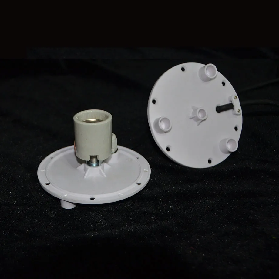 Light Bulb Holder Round Socket E27 Base Battery Powered LED Light 3w 5w Waterproof LED light base