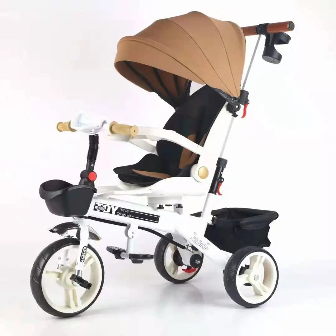 Hot-selling Folding Baby Bicycle 3 Wheels Little Car Children Kids Tricycle Child 3 Wheel