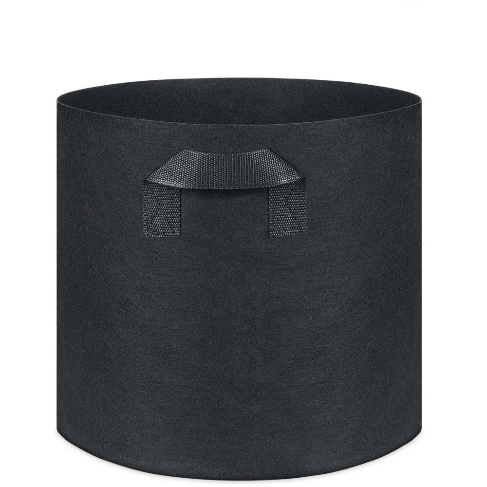 wholesale1 Gallon 18*15 CM Heavy Duty Thickened Container Non-woven Fabric Pots Plant Grow Bags with Handles