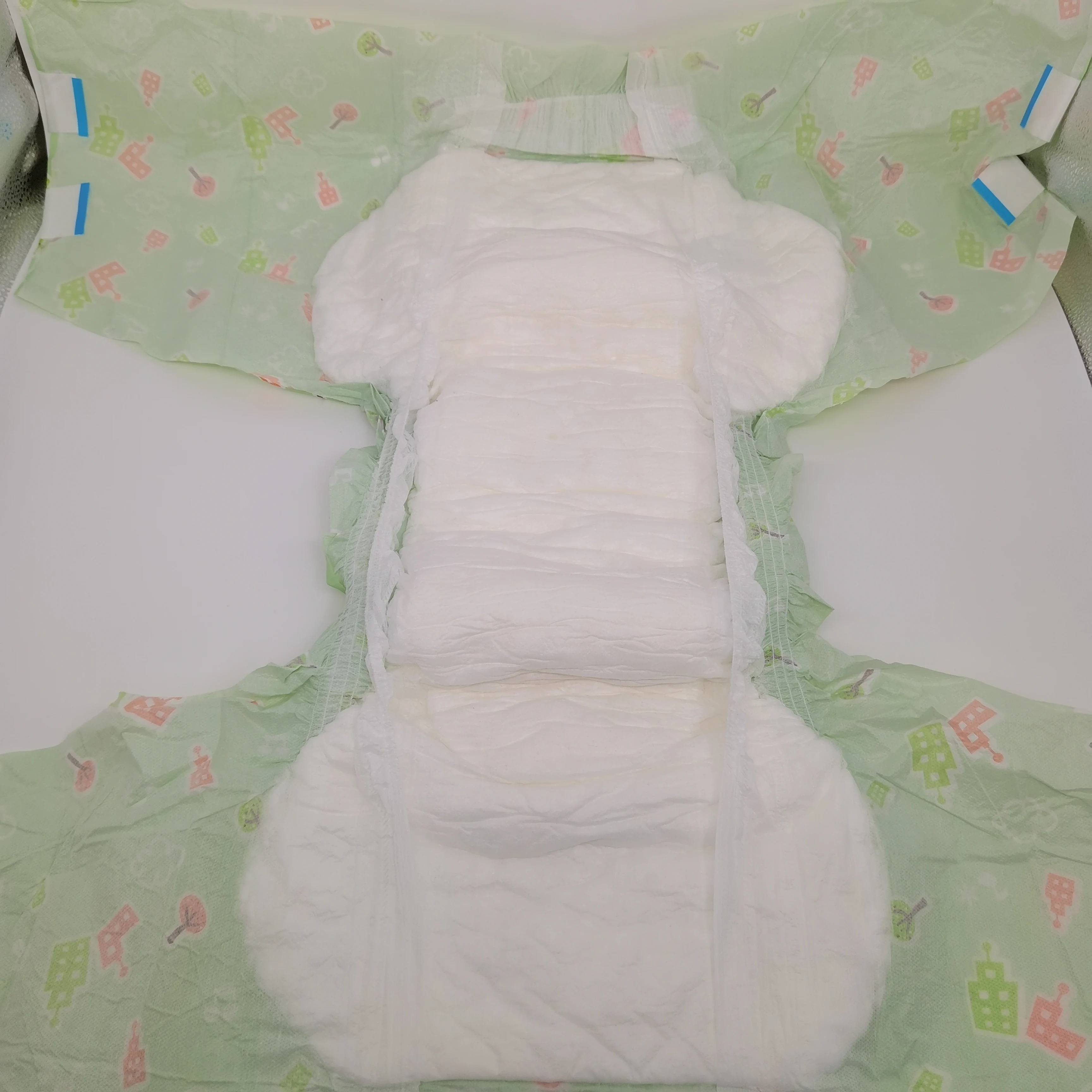 Super Dry High Quality Abdl Adult Diaper PE Back Film Abdl Diaper Thick for The Old Abdl Diaper Medium Size