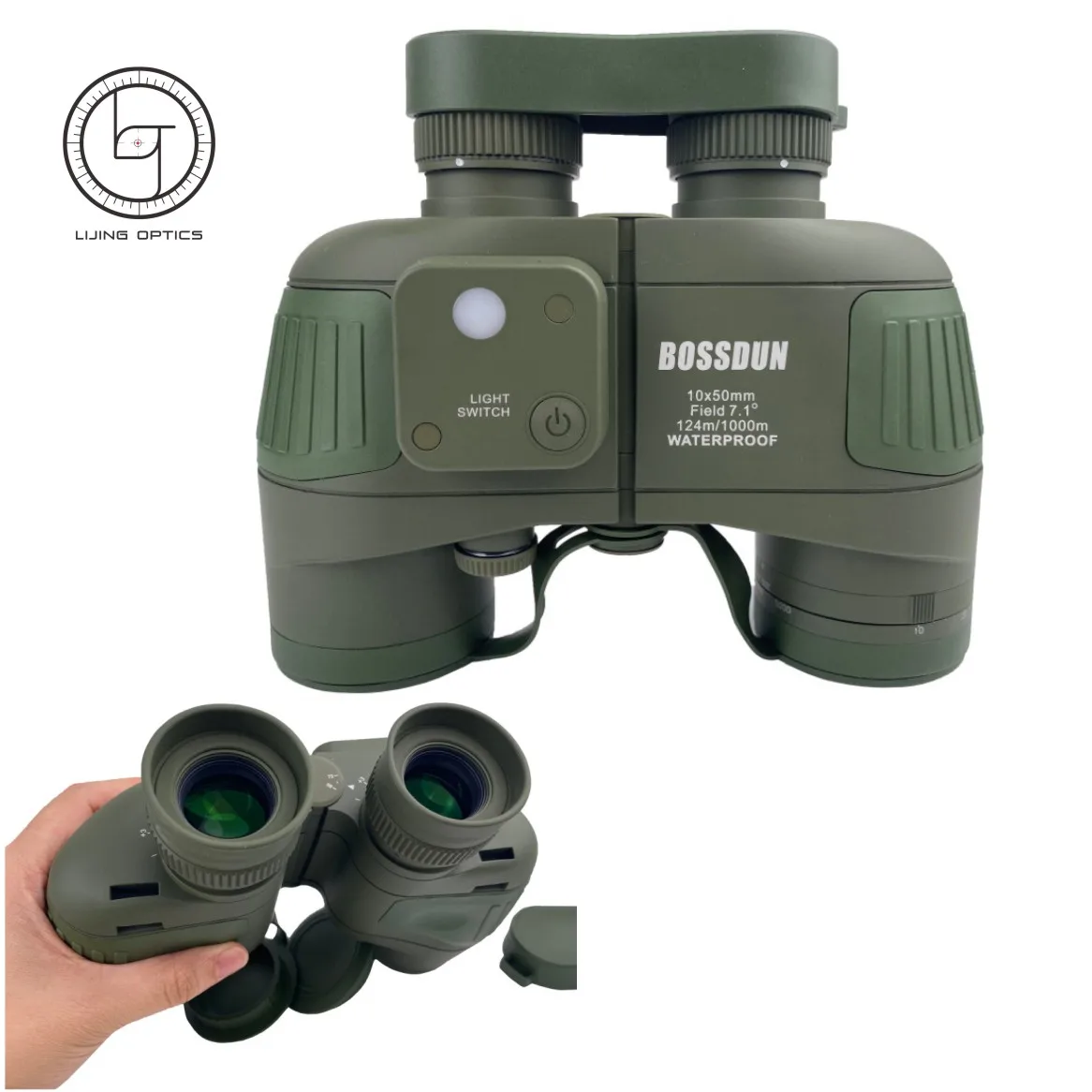Russian Military Night Vision Binoculars Price 10x50 10X50MM telescope telescopio Prismaticos Factory