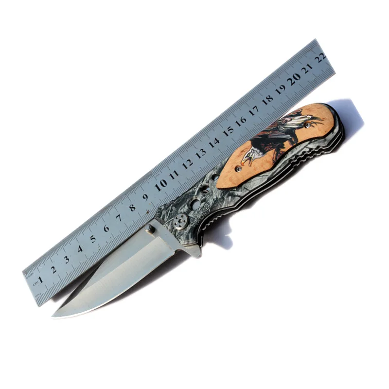 2020 Popular High quality Hot sell Folding Knife Pocket Knife With Wood Handle
