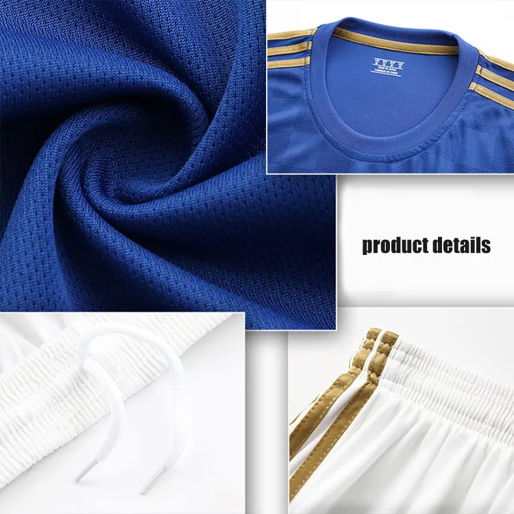 Newest Design Sublimation Printing Uniform Men  Football Jersey Shirt Soccer Wear