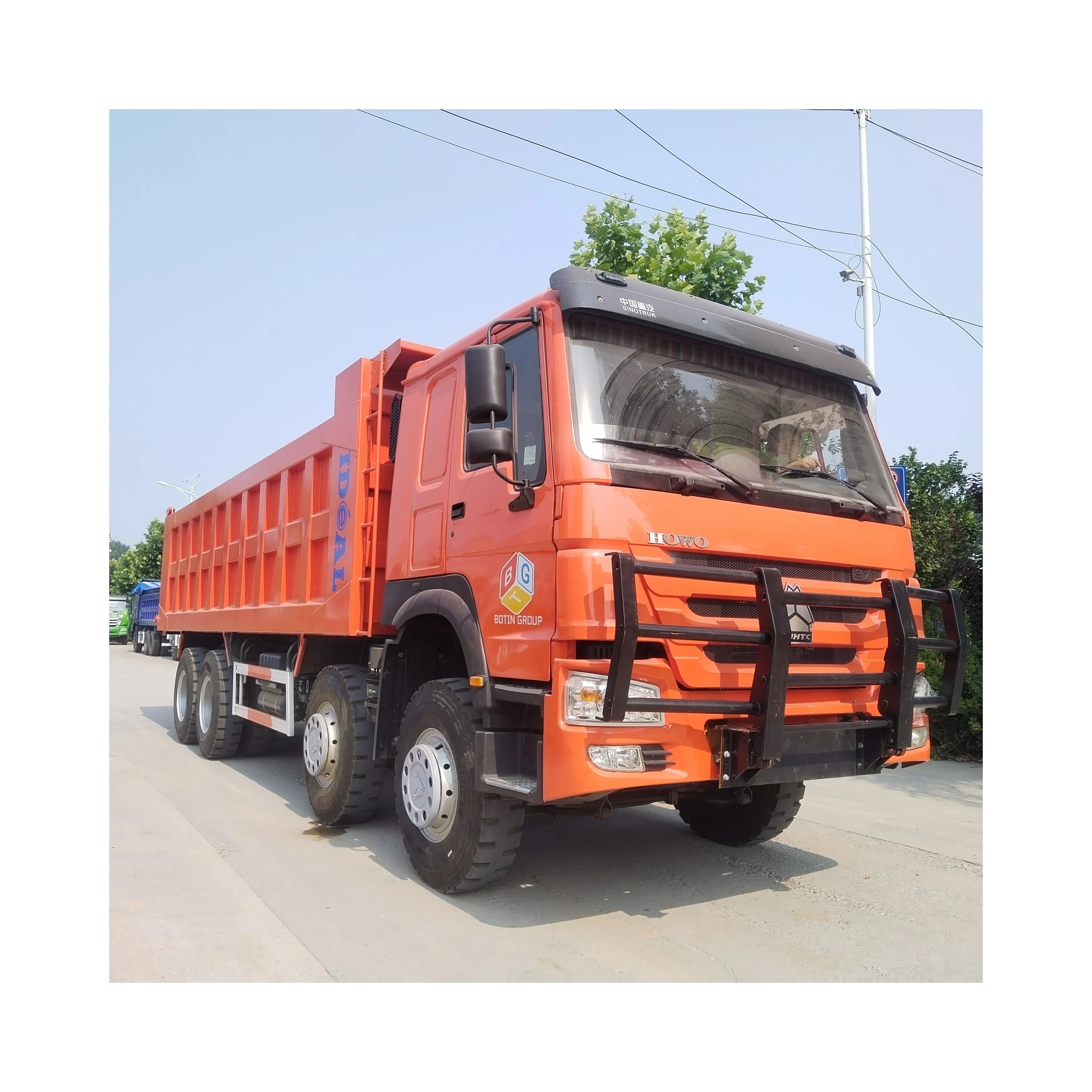 Cnhtc Factory Price Used HOWO Truck 8X4 /6X4 Dump Truck Sinotruk Tipper 12 Tires 12wheel/10wheel 50 Tons Truck Used Dump Truck