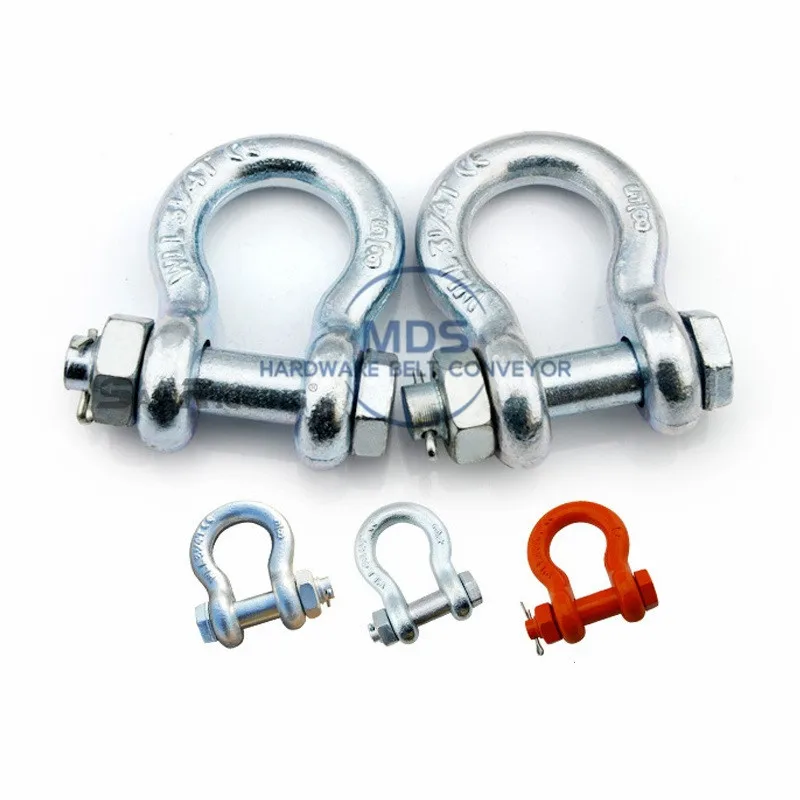 
Galvanized bow shackle/safety pin shackle 
