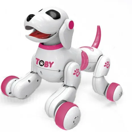 DF 2023 toby intelligent remote control dog toys cute pet for children inductive toy robot dog educational robot animals toys
