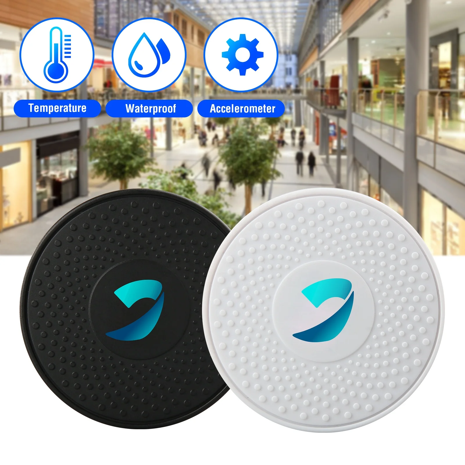 STiE6 Waterproof IP67 RTLS Bluetooth beacon with motion sensor/acceleration sensor and UUID/UID programmable