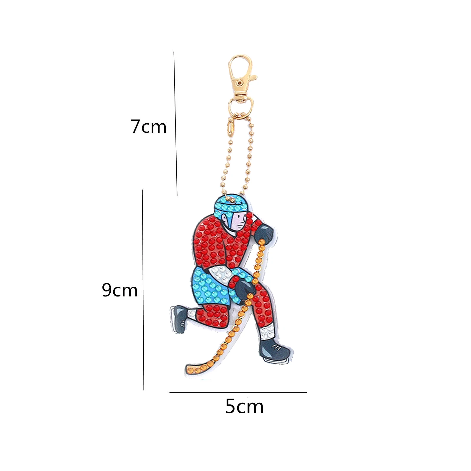 Брелок для ключей Алмазная мозаика 5D «сделай сам» с изображением Бейсбольного игрока сумки вышивкой крестиком подарок на день рождения звезда