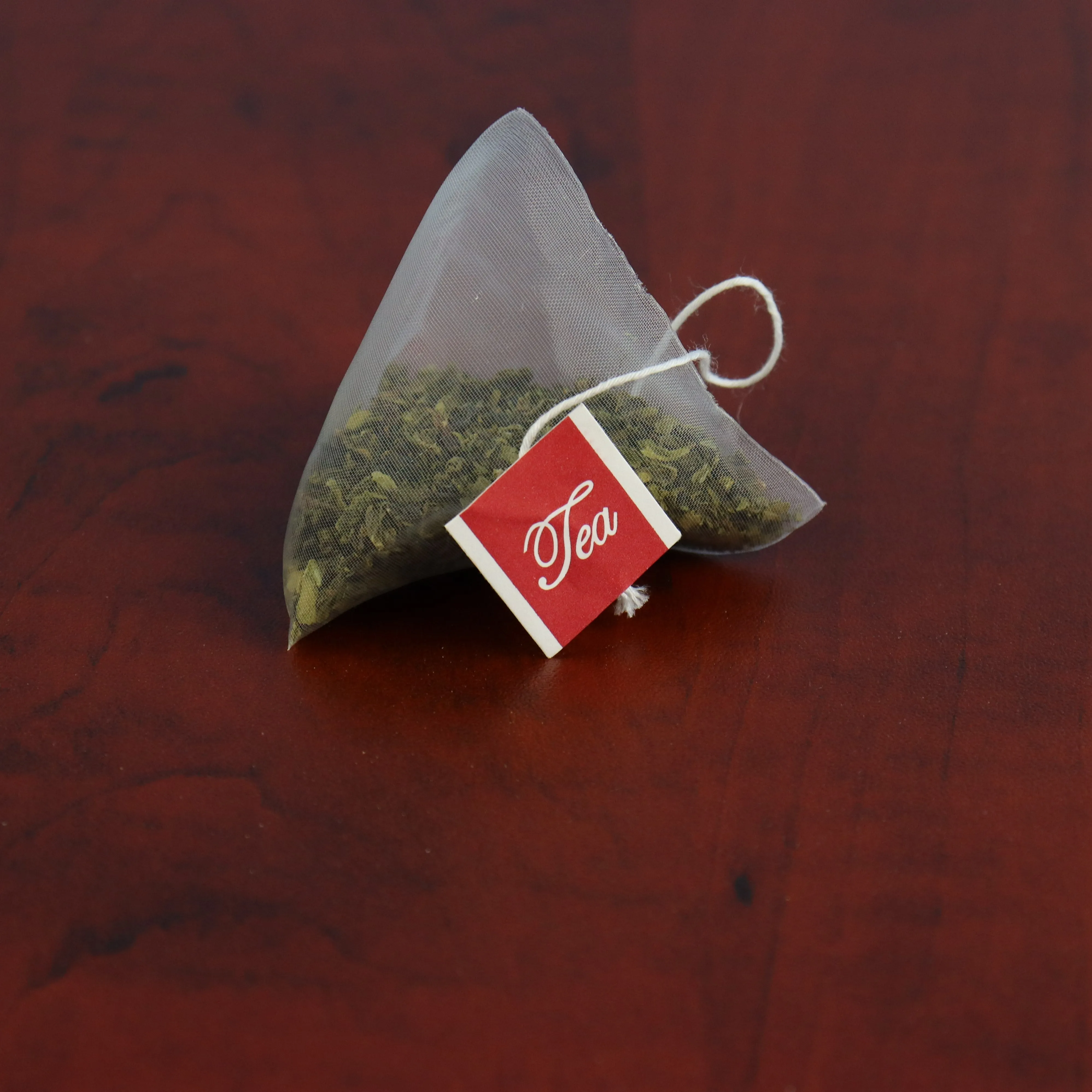 Organic Green/Black Tea Packaging High Quality Nylon Pyramid Bag