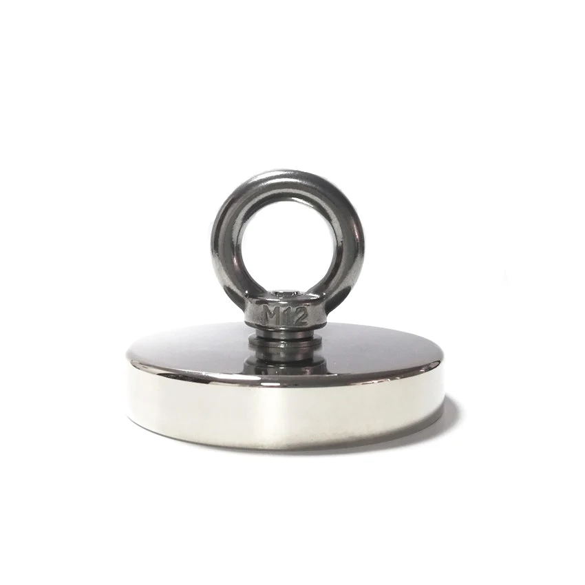 Hot Sale Countersink D75mm Magnet Fishing with 550lbs Strength Neodymium Magnet Fishing Kit Imanes Ndfeb Magnet Pot / Cup Shape