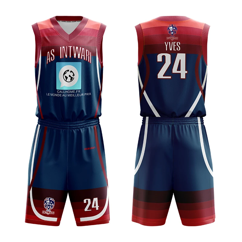 Basketball Jersey Manufacturers Wholesale Custom High School Cheap Reversible Basketball Jerseys