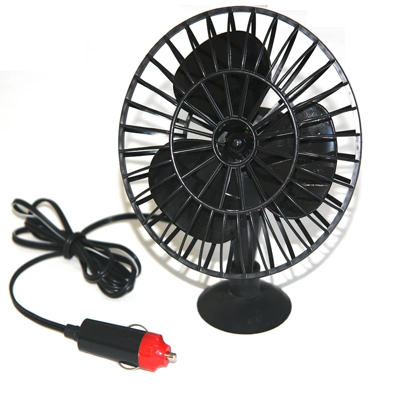 Tirol Made In China 12v Small Black Plastic Cooling  Car Fan