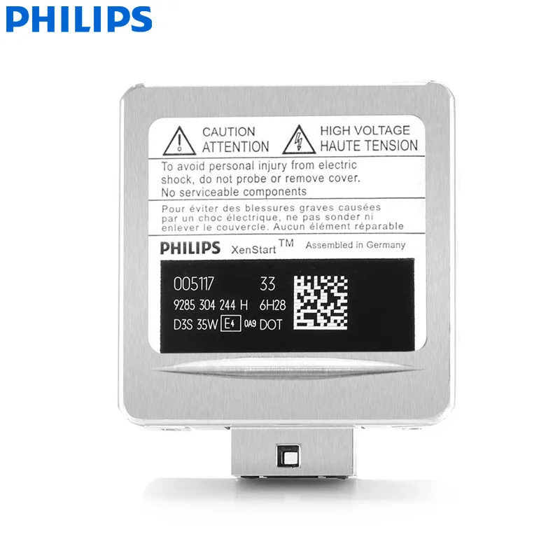 Philips D3S HID 42403 35W Xenon Standard LED Headlight 4200K Bright White Light Car Original Bulbs ECE Approve, 1X