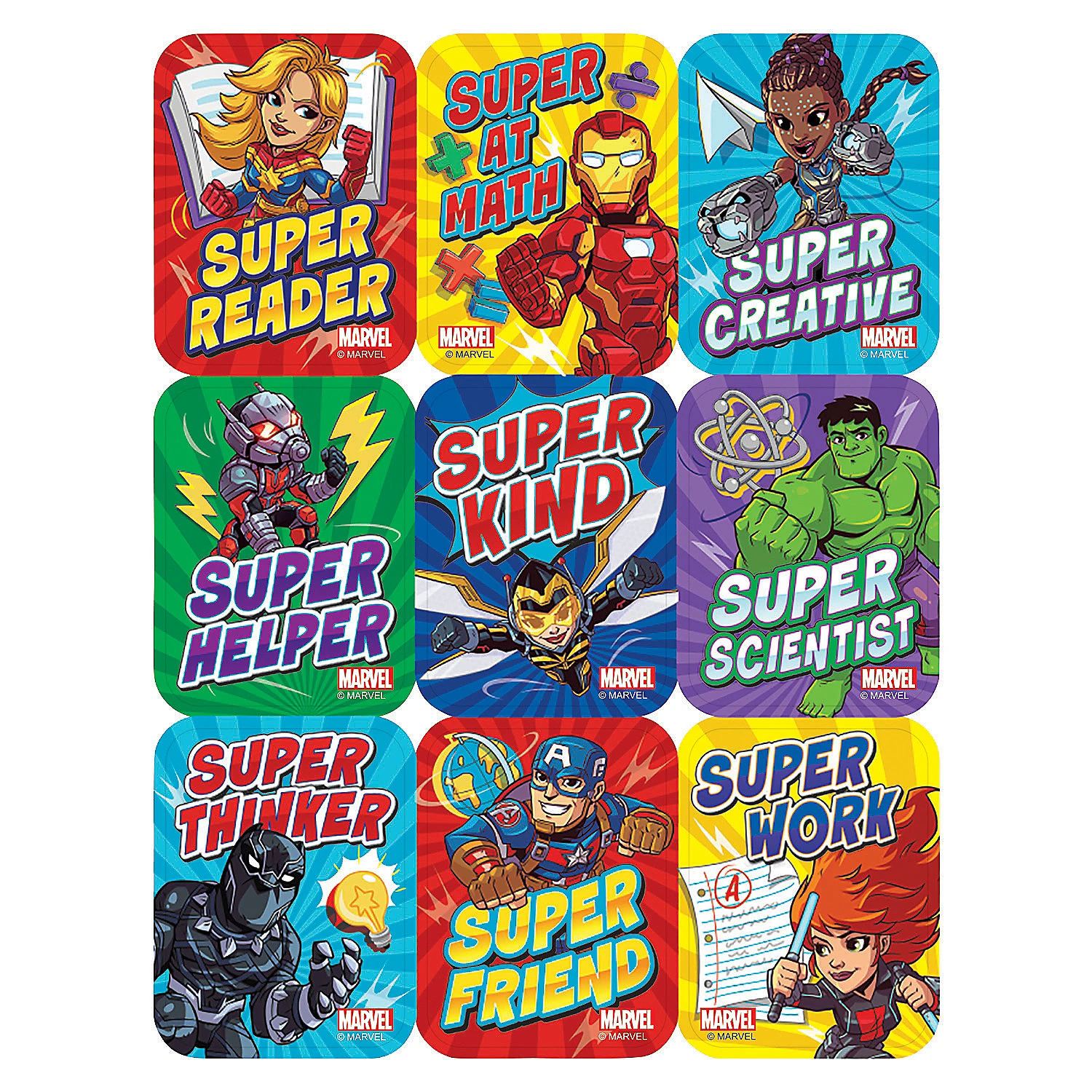 Top Sale Waterproof Custom Transparent Kiss Cut Batman Hero Sticker Sheets